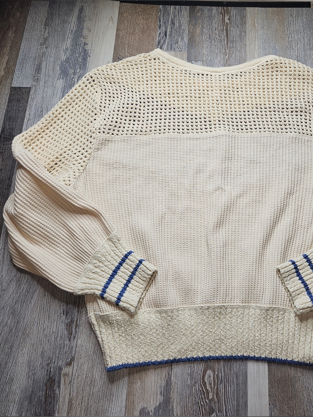 Free People Geo Party Pullover Ivory Medium - Picture 9 of 10